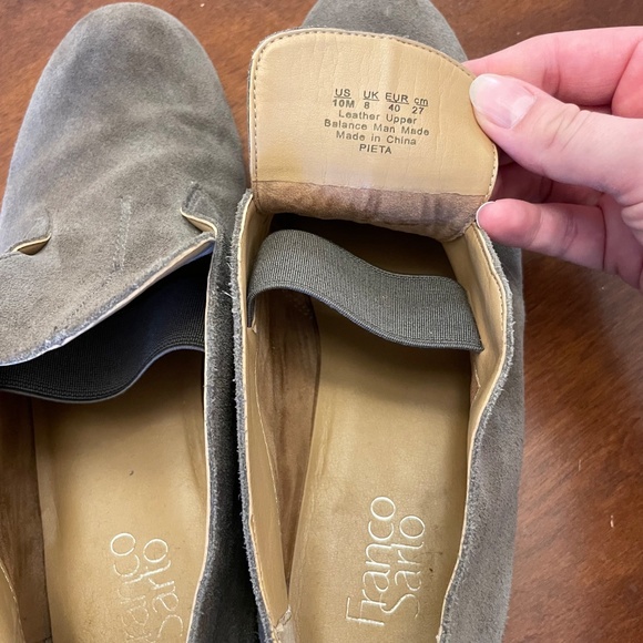 Franco Sarto Women's Leather LowAnkle Boots, Size 10, Taupe - Picture 7 of 8